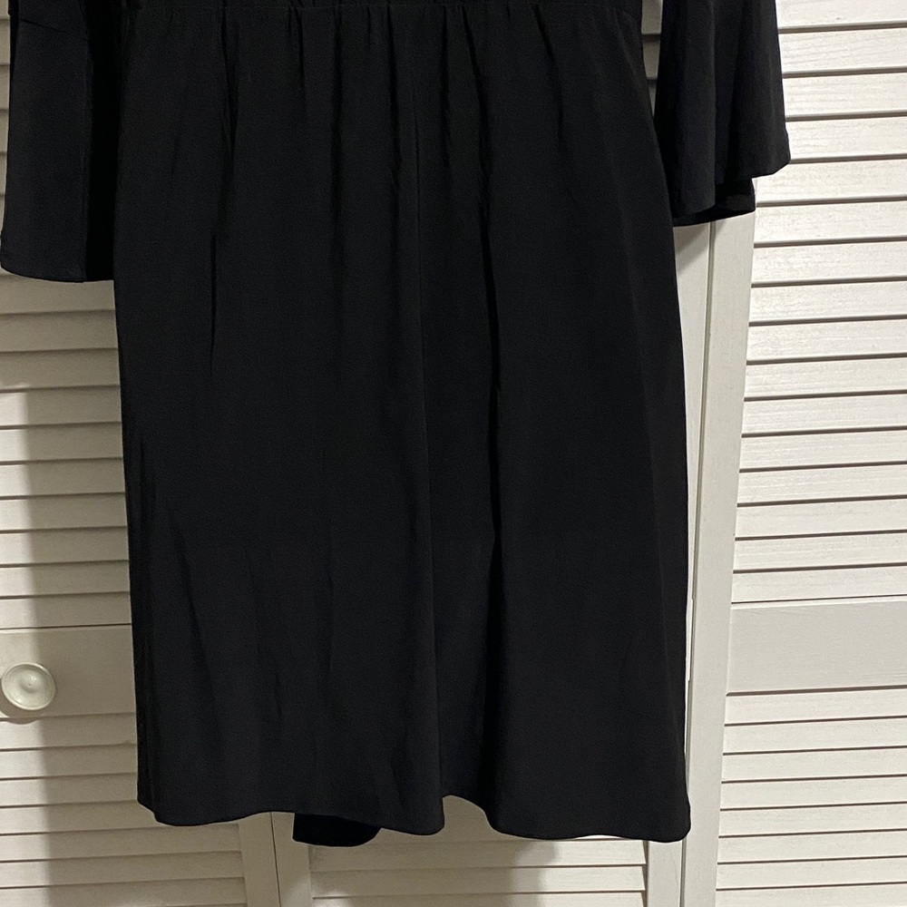 Gramergy 22 Black Women's faux Wrap Dress - Picture 7 of 9